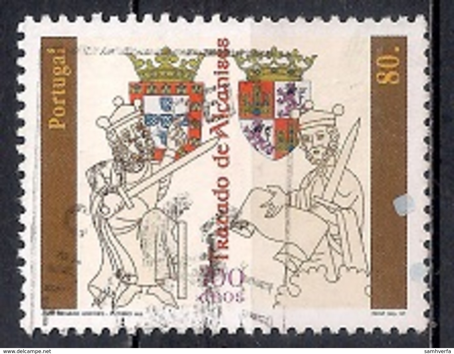 Portugal 1997 - The 700th Anniversary Of The Contract Of Alcañices - Usado