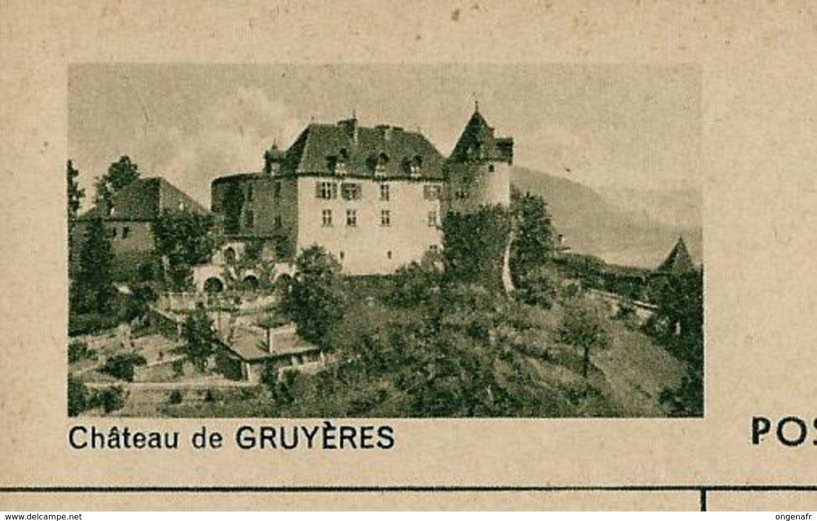 Carte Illustré Neuve N° 182 - 098 D  -  Château De GRUYERES  (Zumstein 2009) - Entiers Postaux