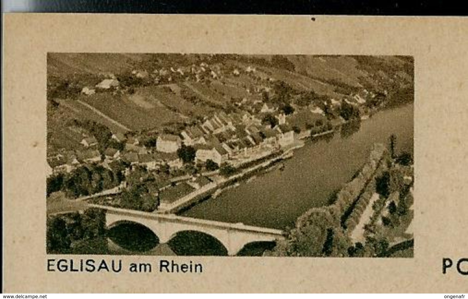 Carte Illustré Neuve N° 182 - 0116 D  - EGLISAU  Am Rhein  (pont)   (Zumstein 2009) - Entiers Postaux