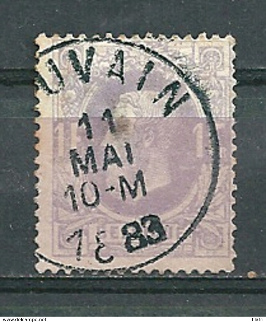 36 Gestempeld LOUVAIN - Cote 20,00 - 1869-1883 Leopold II