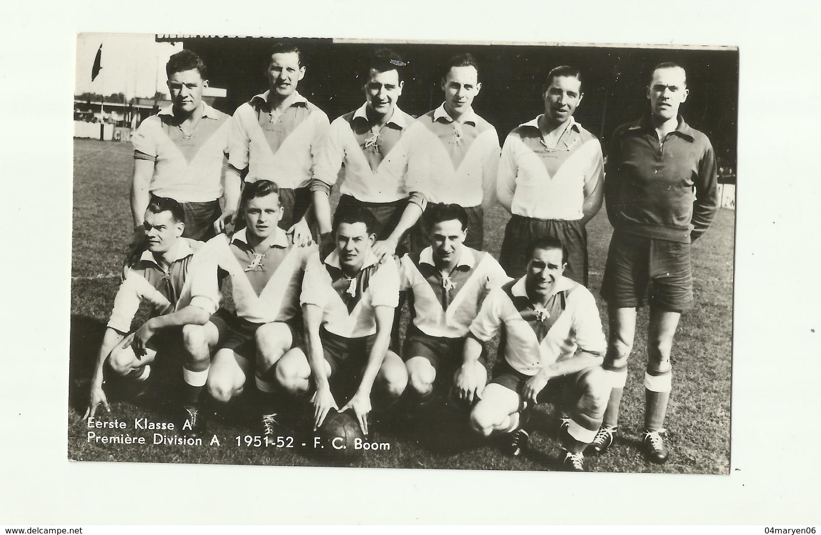 ** F.C. BOOM     . **  EERSTE  KLASSE  A  -/ PREMIERE  DIVISION  A  - 1951- 52      ---          .** - - Boom