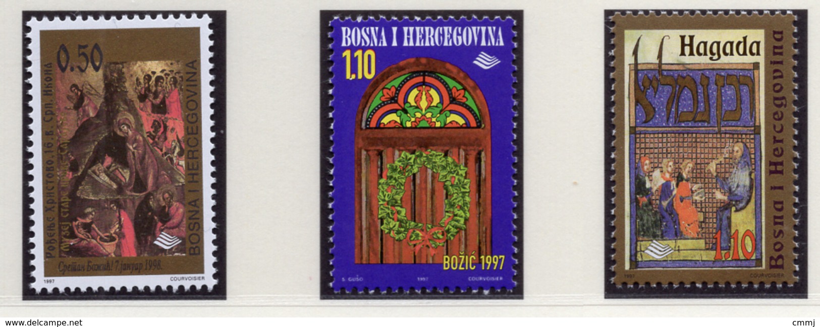 1997 - BOSNIA ERZEGOVINA - Mi.  Nr. 117/119 - NH - (UP121.25) - Bosnia Erzegovina