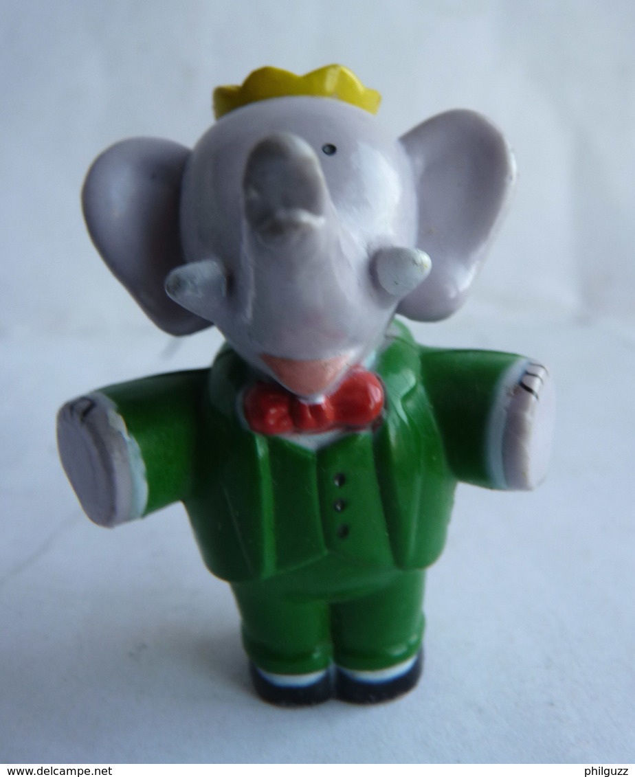 FIGURINE MARQUE INCONNUE BABAR  - DE BRUNHOFF BRAS ECARTES (2) PVC - Other & Unclassified