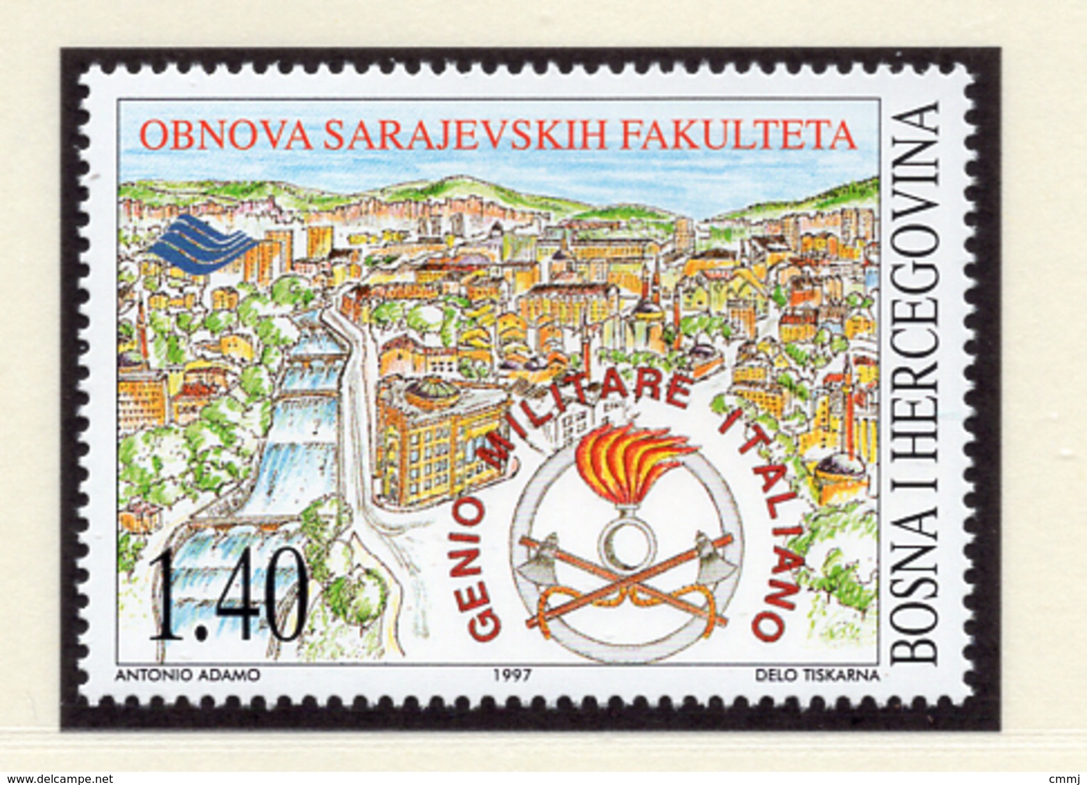 1997 - BOSNIA ERZEGOVINA - Mi.  Nr. 110 - NH - (UP121.25) - Bosnia Erzegovina