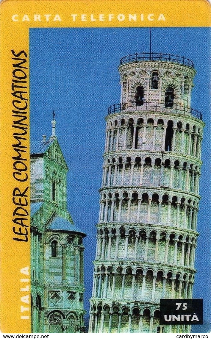 *ITALIA - LEADER COMMUNICATIONS: PISA* -  Scheda Usata - Schede GSM, Prepagate & Ricariche