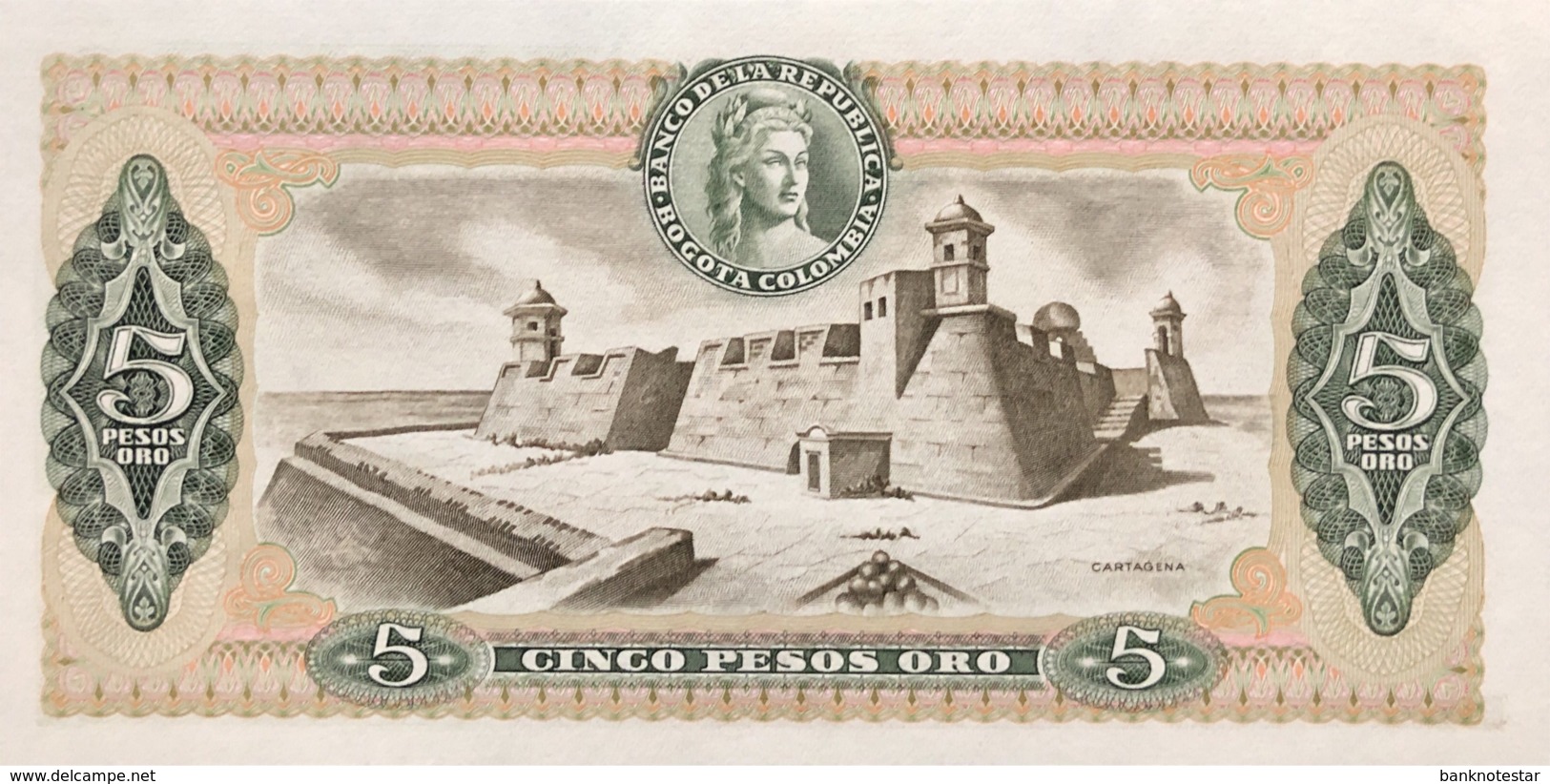 Colombia 5 Pesos Oro, P-406f (1.1.1980) - UNC - Colombia
