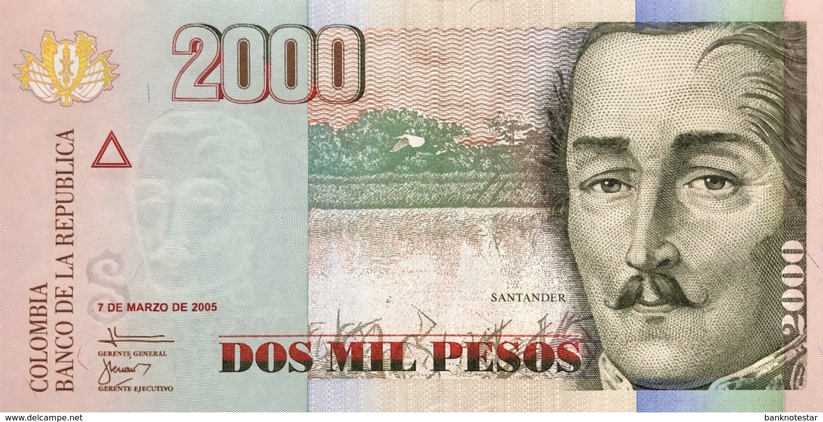 Colombia 2.000 Pesos, P-457a (7.3.2005) - UNC - Kolumbien