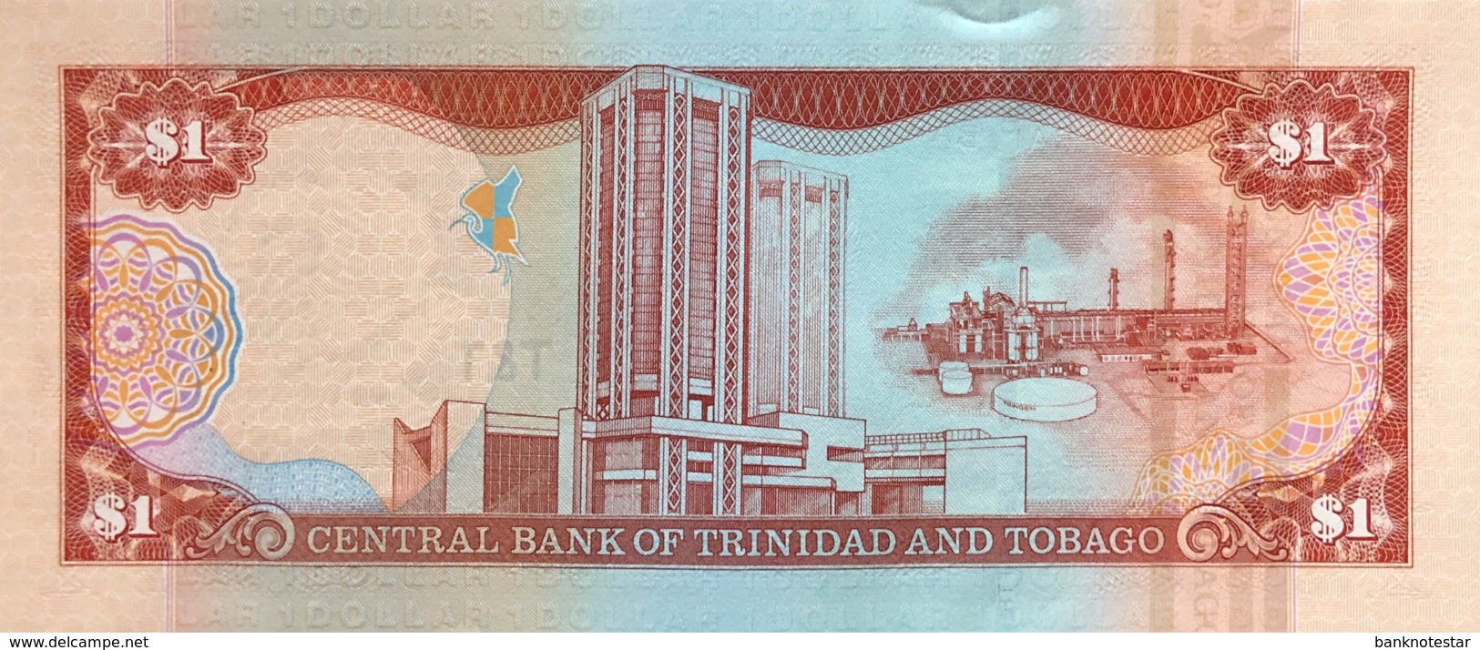 Trinidad & Tobago 1 Dollar, P-41 (2002) - UNC - Sign. 8 - Trinidad Y Tobago