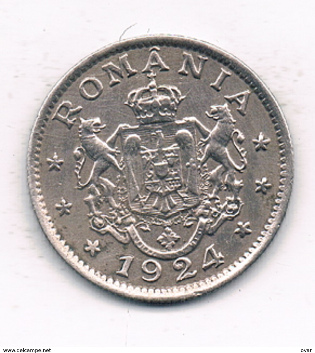 1 LEU 1924  ROEMENIE /1056/ - Roumanie