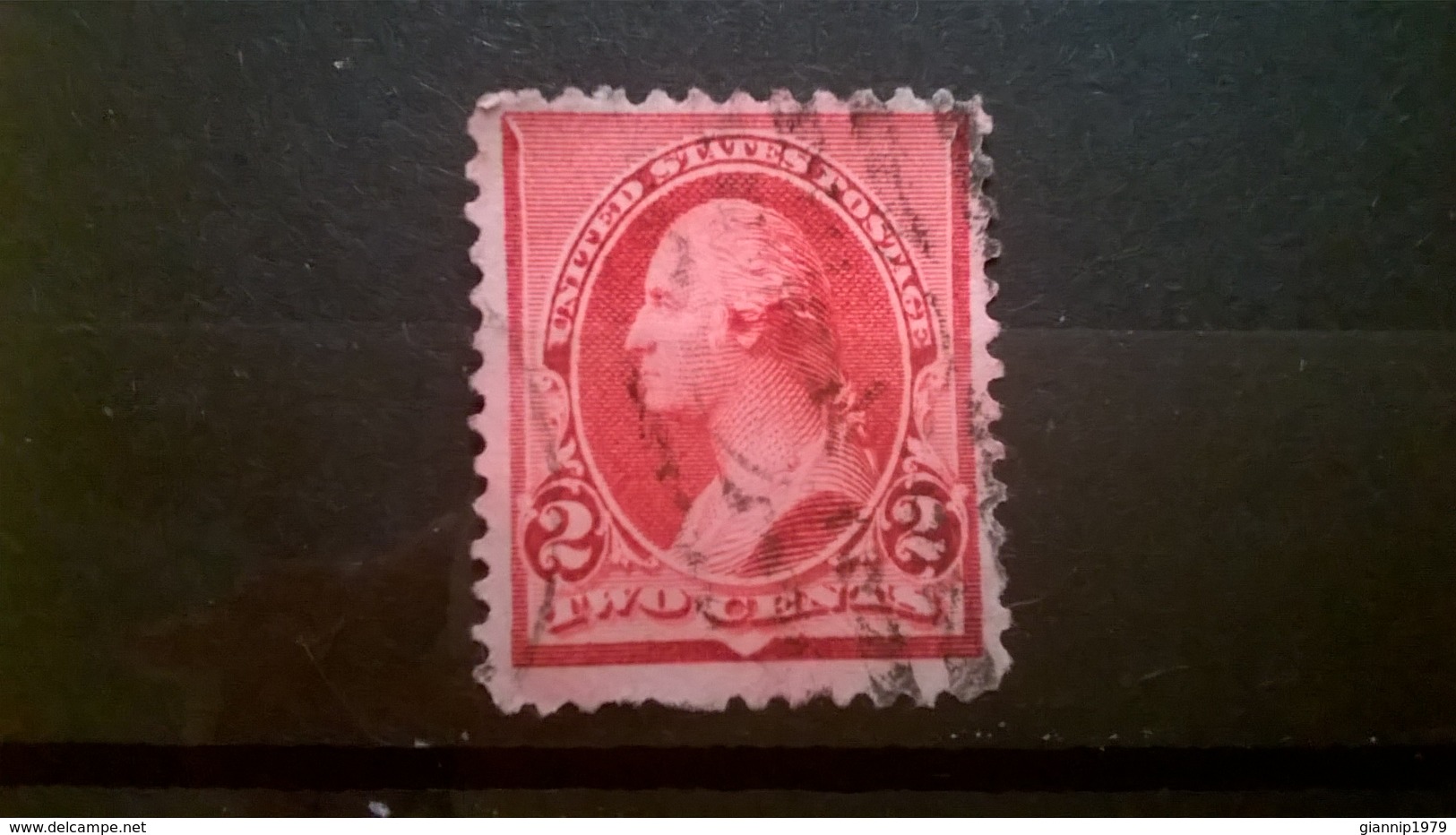 FRANCOBOLLI STAMPS U.S.A. UNITED STATES STATI UNITI 1890 USED SERIE PRESIDENTI GEORGE WASHINGTON CARMINIO 2C - Used Stamps