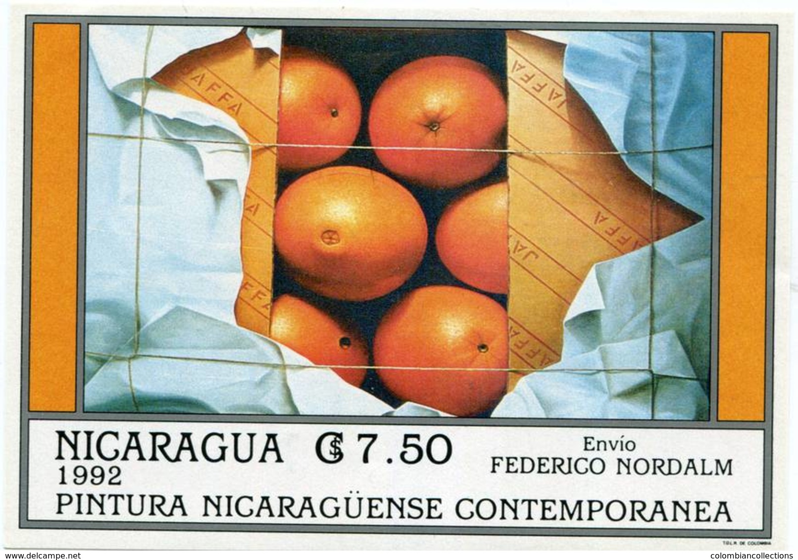 Lote 1944d, Nicaragua, 1993, HF, SS, Pintura  Nicaraguense Contemporanea, Federico Nordalm, Paint, Art - Nicaragua