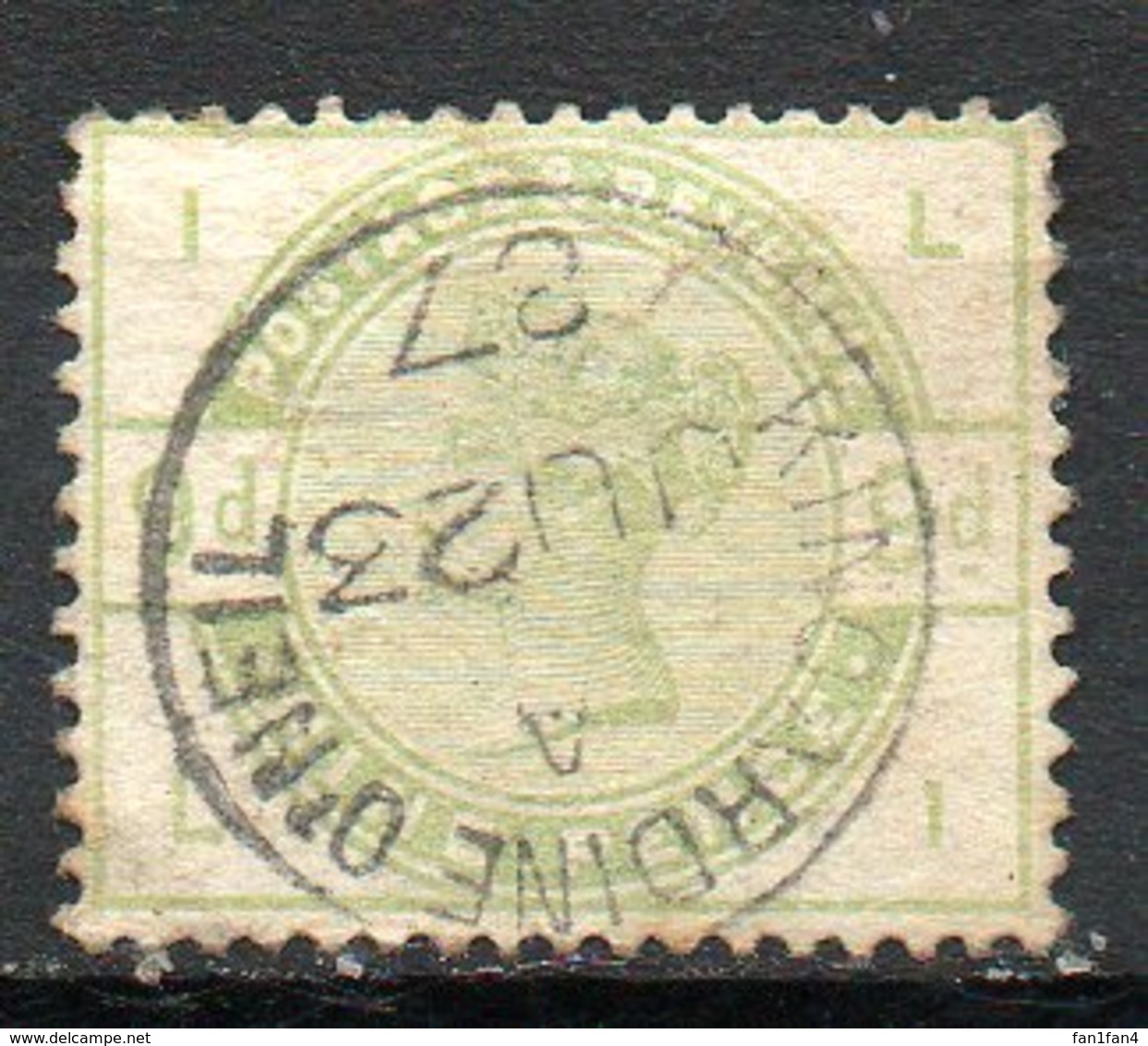 GRANDE BRETAGNE - 1883-84 - N° 84 - 9 D. Vert - (Victoria) - Usati