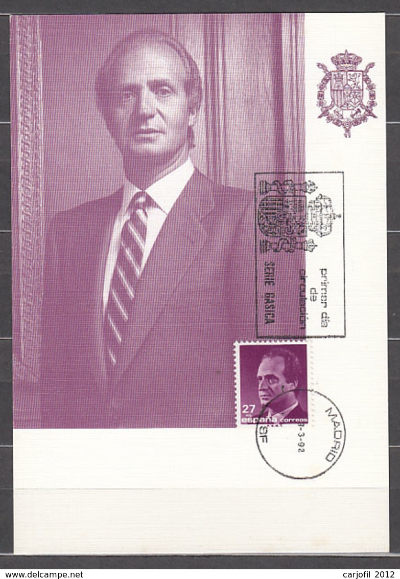 Espa�a II Centenario Tarjetas M�ximas 1992 Edifil 3156 O - Maximumkarten