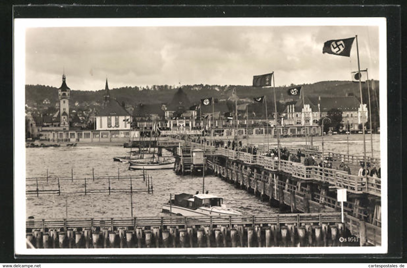 AK Zoppot / Sopot, N Auf Der Seebrücke - Westpreussen