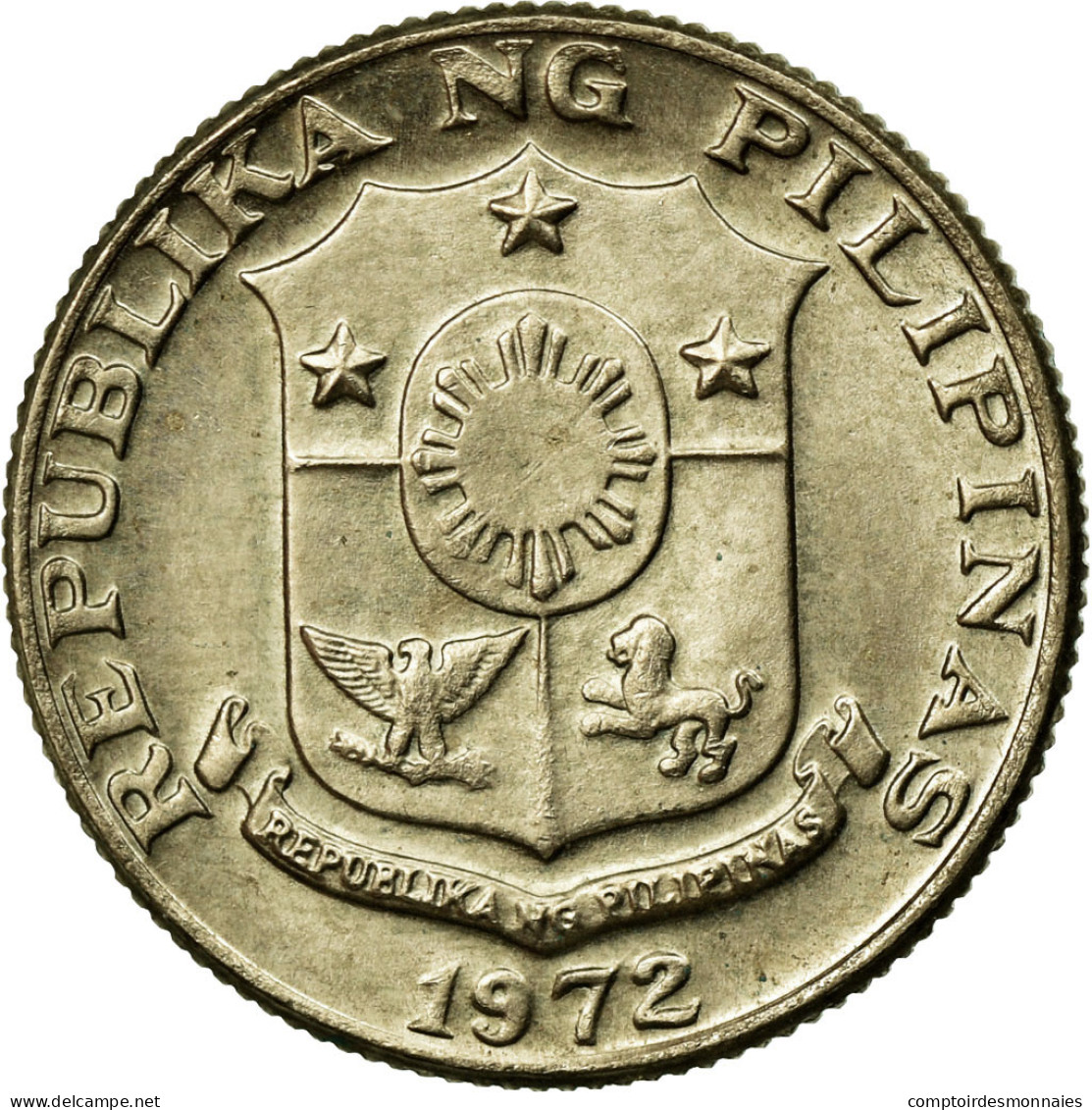 Monnaie, Philippines, 10 Sentimos, 1972, SUP, Copper-nickel, KM:198 - Philippines