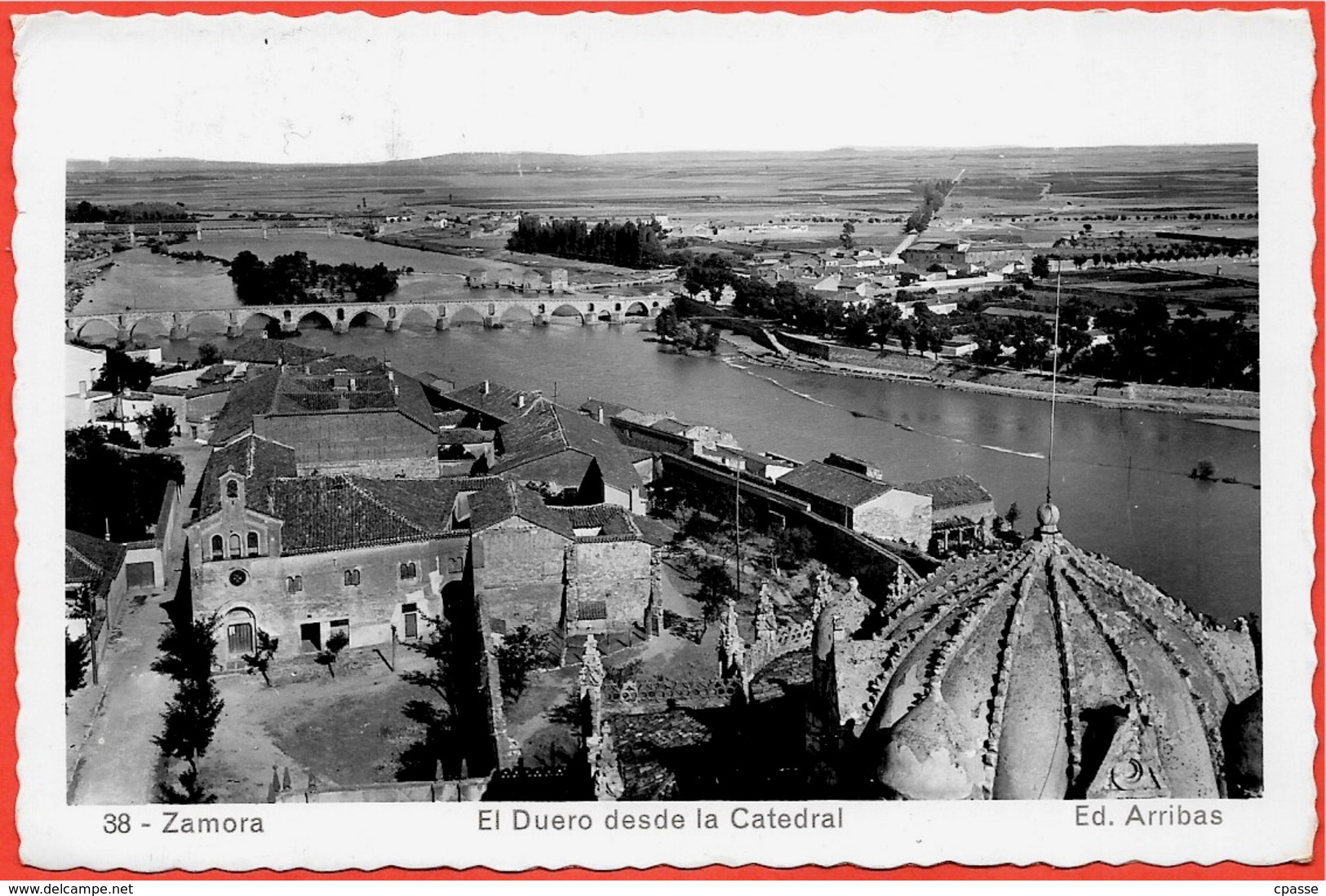 CPSM Espagne Espana Spain ZAMORA - El Duero Desde La Catedral ° Ed. Arribas - Zamora