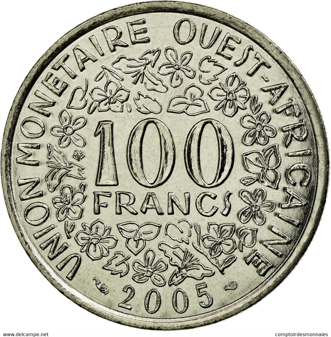 Monnaie, West African States, 100 Francs, 2005, SUP, Nickel, KM:4 - Elfenbeinküste