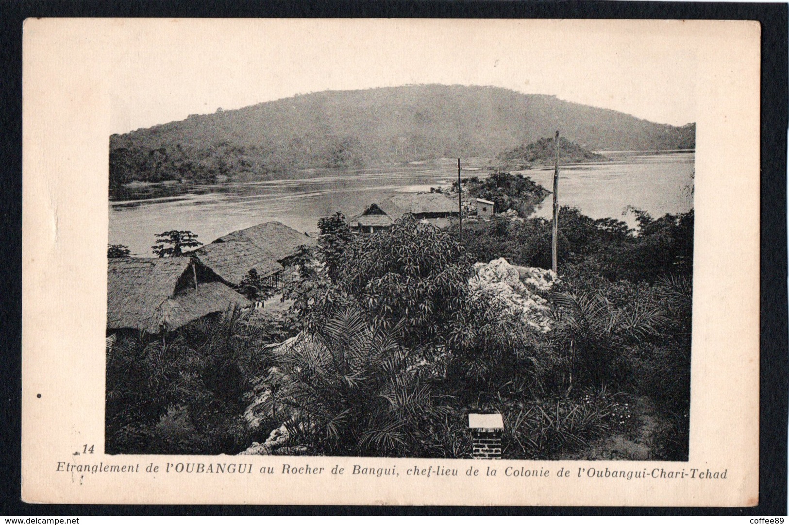 CENTRAFRIQUE - Etranglement De L'OUBANGUI Au Rocher De Bangui, Chef Lieu De La Colonie De L'Oubangui Chari Tchad - Centrafricaine (République)