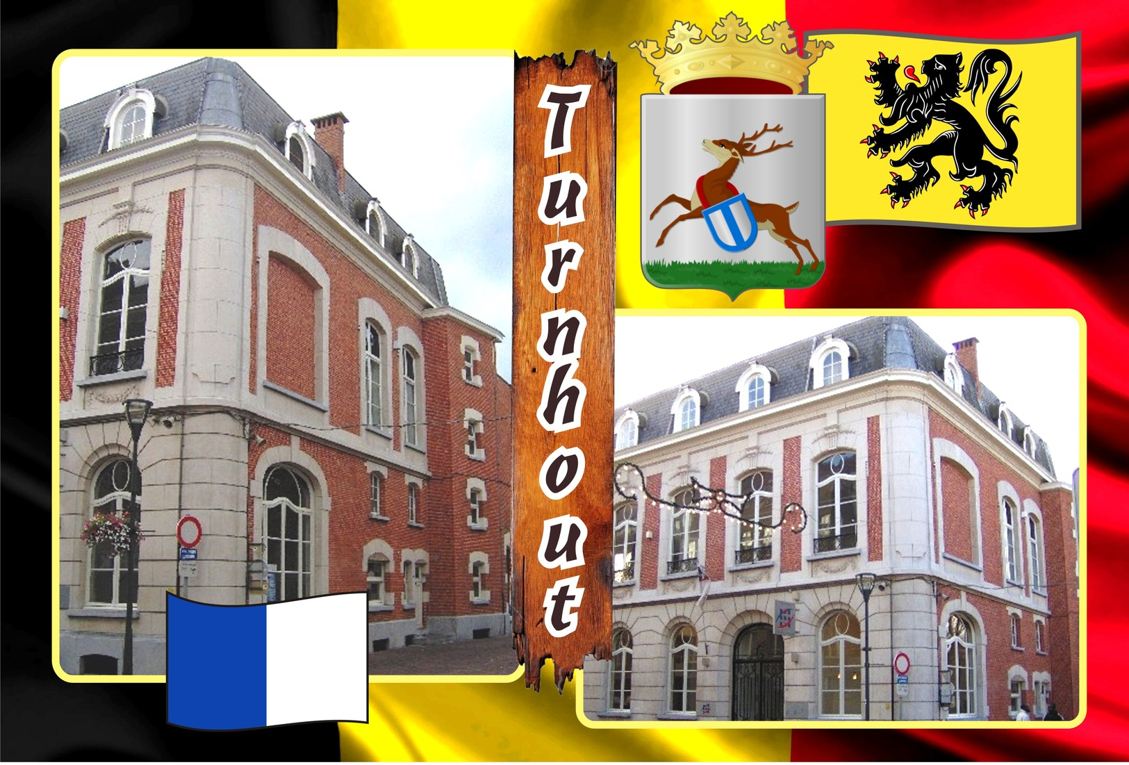 Postcards, REPRODUCTION, Municipalities Of Belgium, Turnhout, Duplex 140 To 187 - Set Of 48 Pcs. - Cartes Géographiques