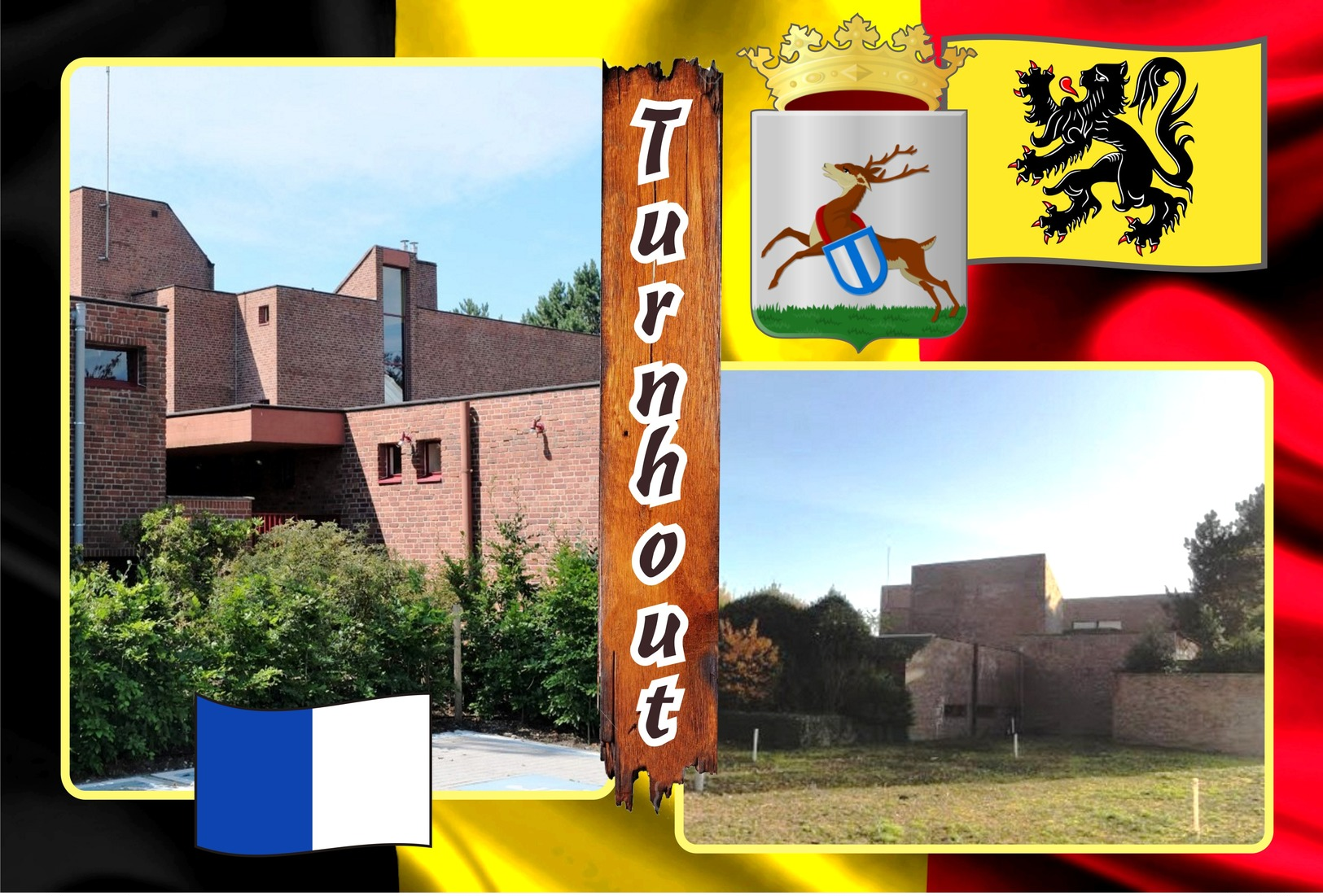 Postcards, REPRODUCTION, Municipalities of Belgium, Turnhout, duplex 140 to 187 - set of 48 pcs.