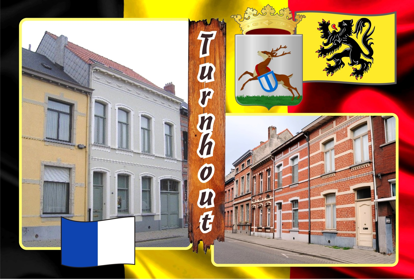 Postcards, REPRODUCTION, Municipalities of Belgium, Turnhout, duplex 140 to 187 - set of 48 pcs.