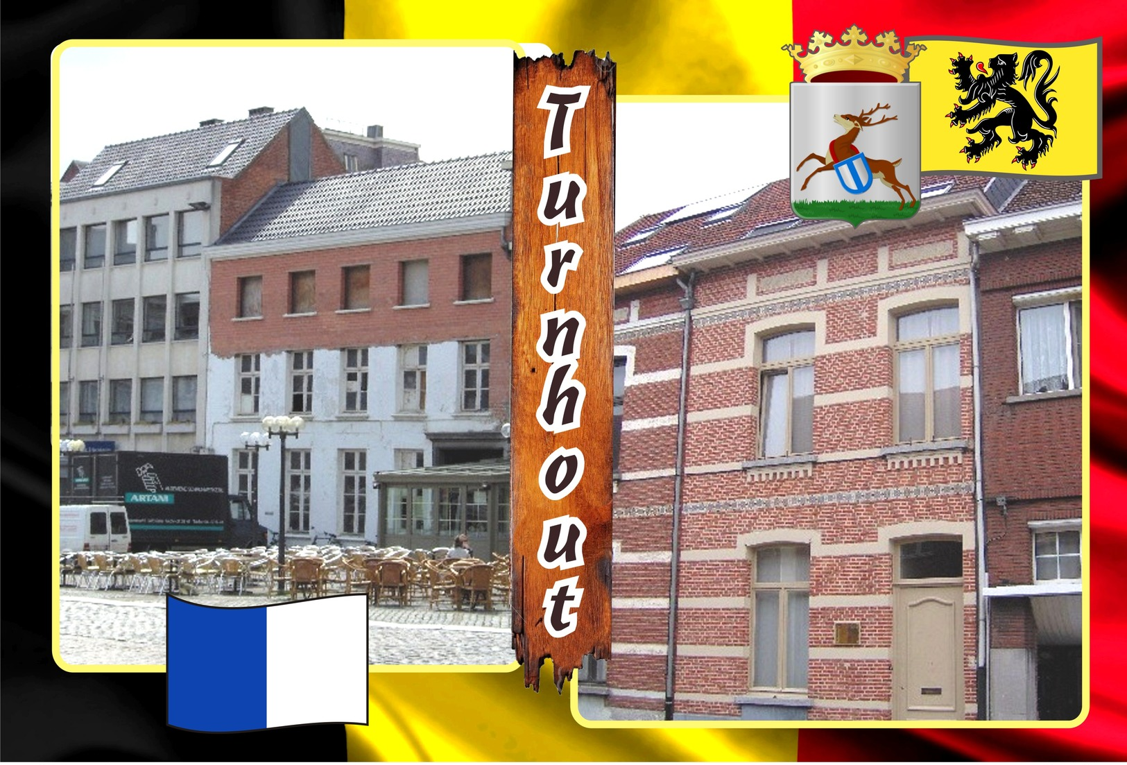 Postcards, REPRODUCTION, Municipalities of Belgium, Turnhout, duplex 140 to 187 - set of 48 pcs.