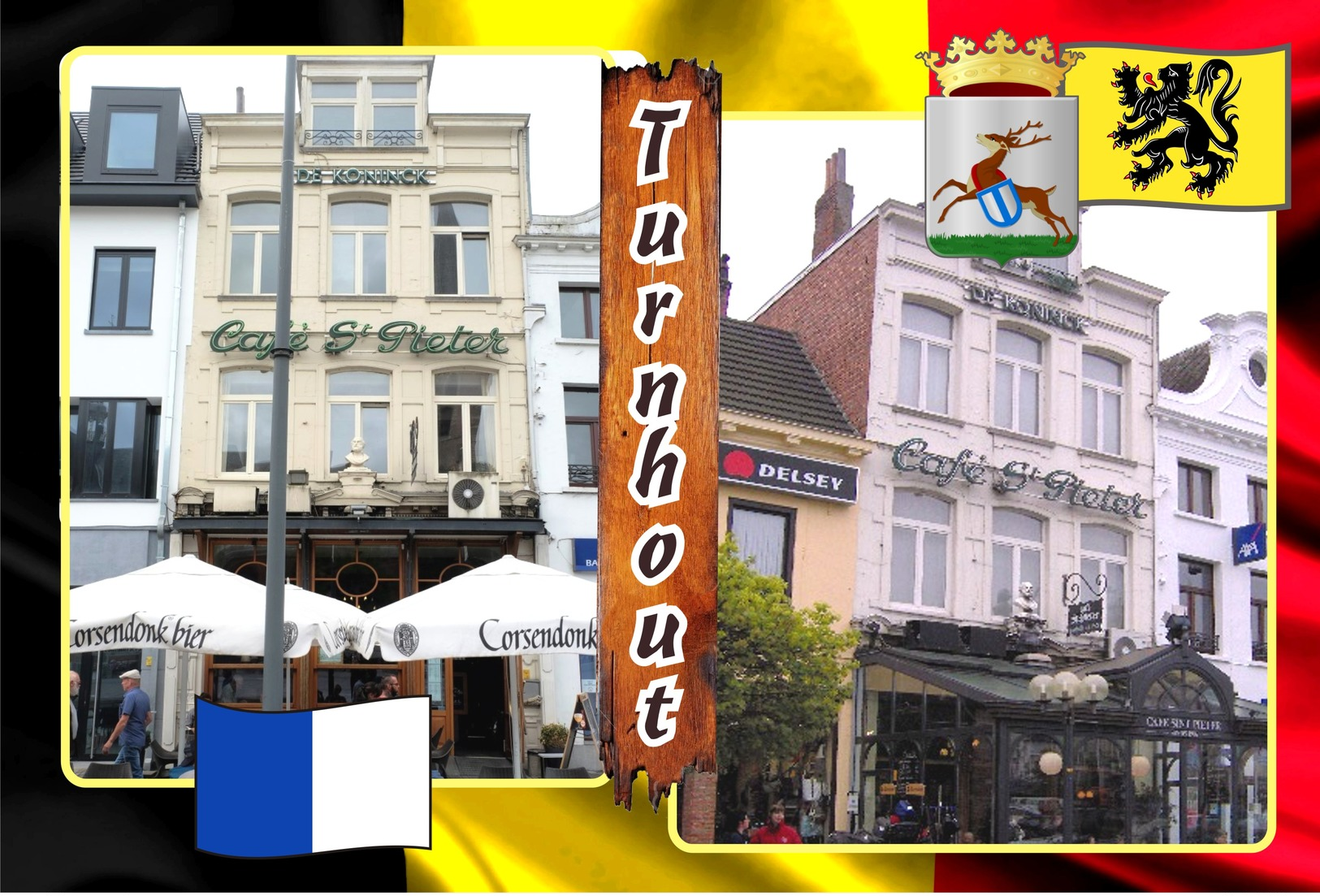 Postcards, REPRODUCTION, Municipalities of Belgium, Turnhout, duplex 140 to 187 - set of 48 pcs.