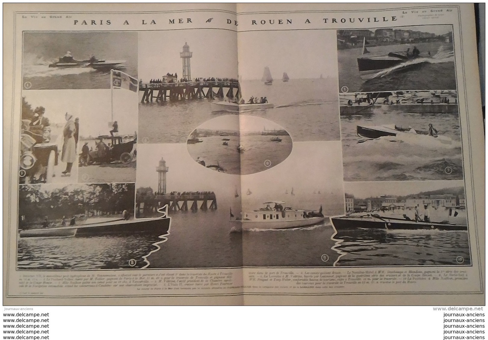 1907 CIRCUIT DES ARDENNES - AUTOMOBILE CRITERIUM DE LA PRESSE ROUEN TROUVILLE - TOUR DE FRANCE - PEKIN PARIS