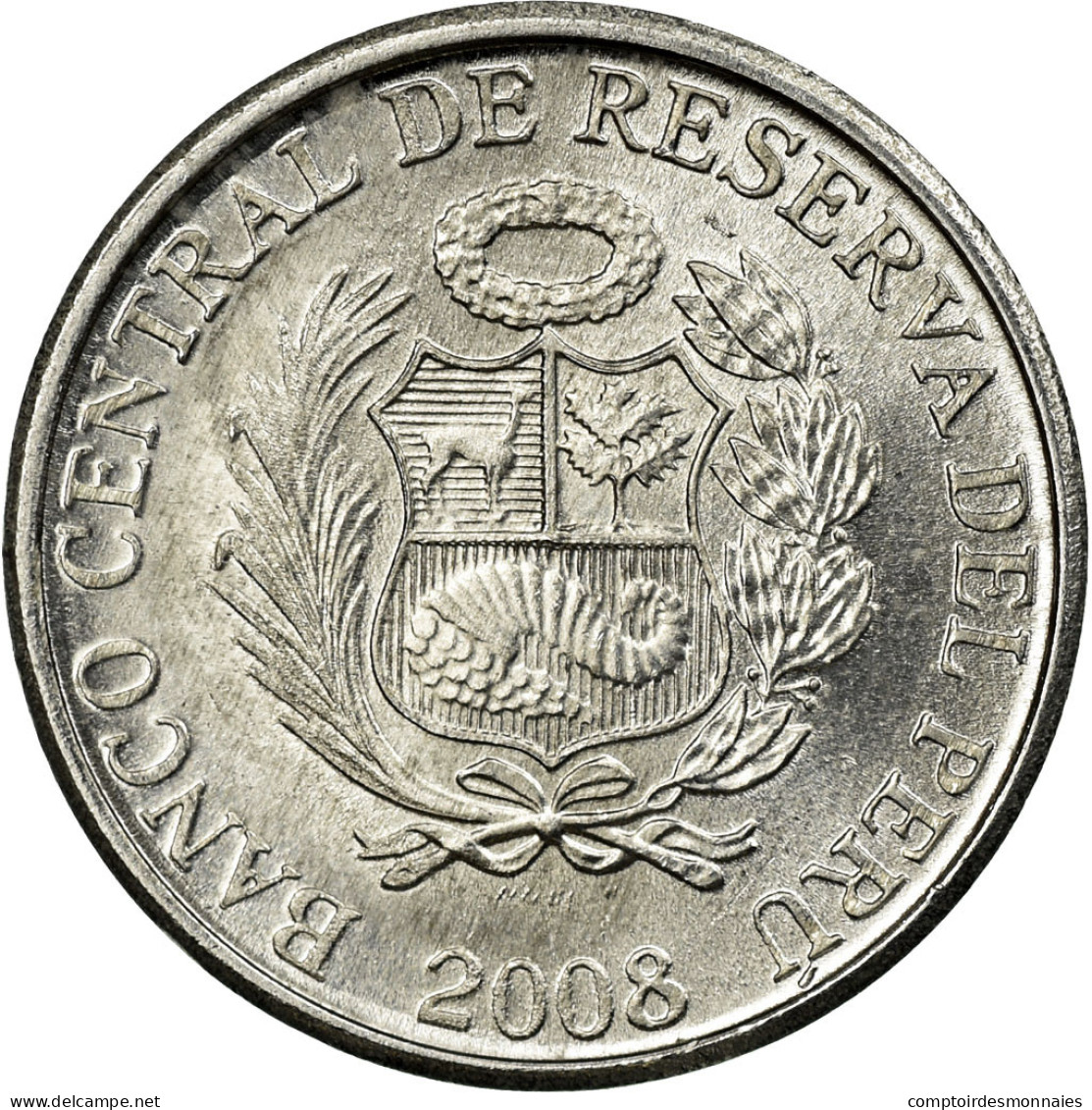 Monnaie, Pérou, Centimo, 2008, Lima, TTB, Aluminium, KM:303.4a - Peru