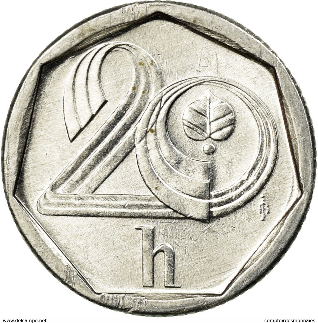 Monnaie, République Tchèque, 20 Haleru, 1995, TTB, Aluminium, KM:2.1 - Tchéquie