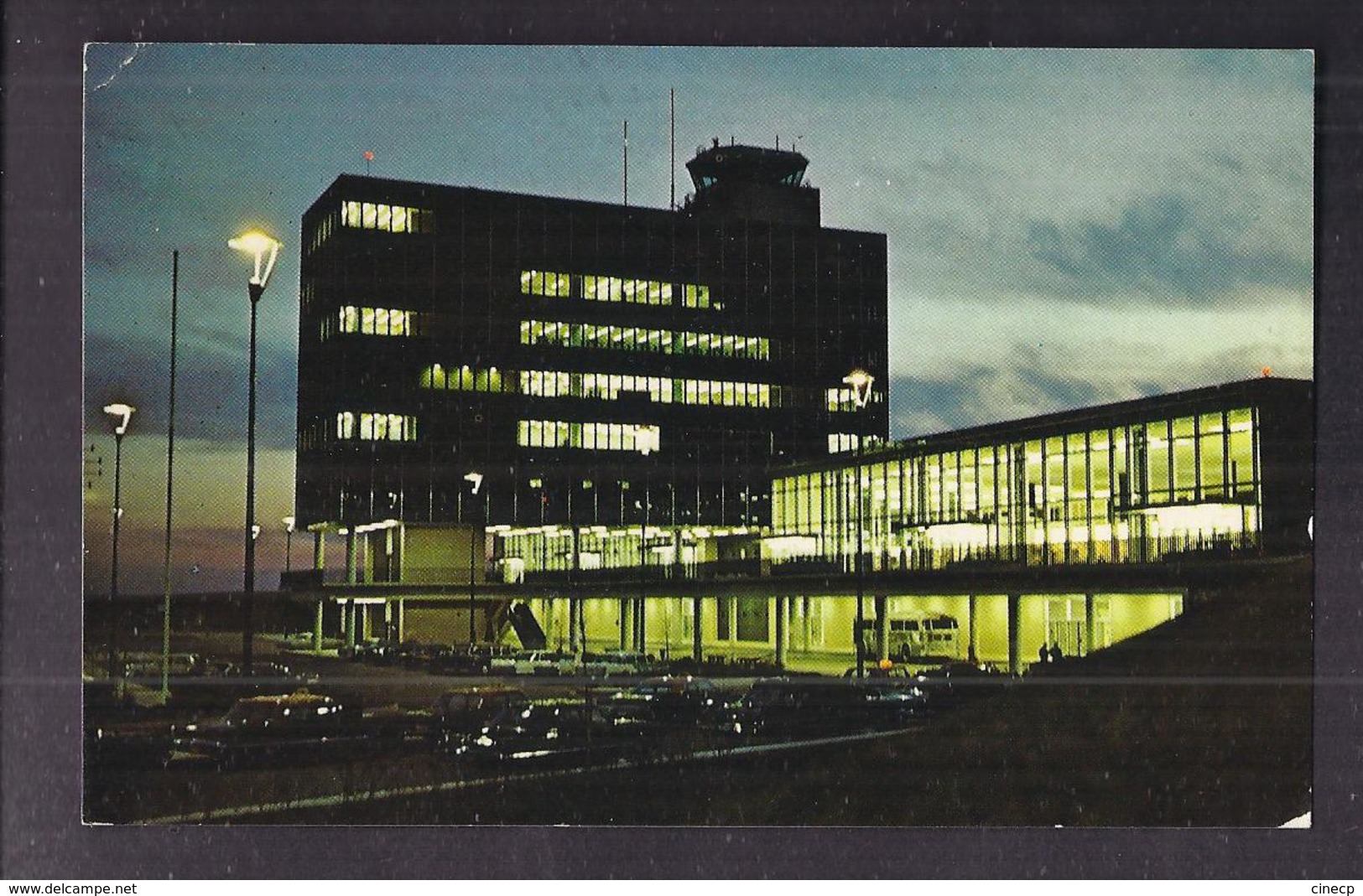 CPSM CANADA - ALBERTA - EDMONTON - INTERNATIONAL AIRPORT - TB PLAN De Nuit - Aérodrome TB Verso 1967 - Edmonton