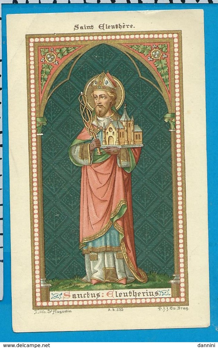 Holycard    St. Eleutherius - Images Religieuses