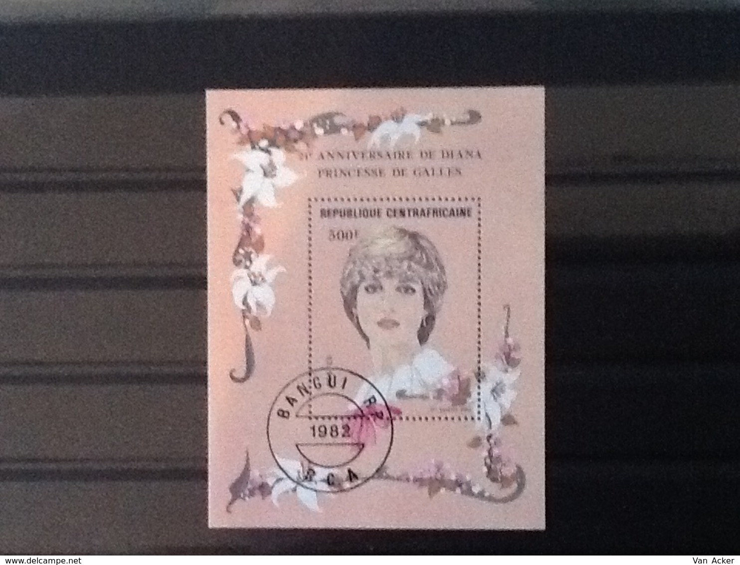 Central African Republic Block 21th Anniversary Princess Diana. - Zentralafrik. Republik