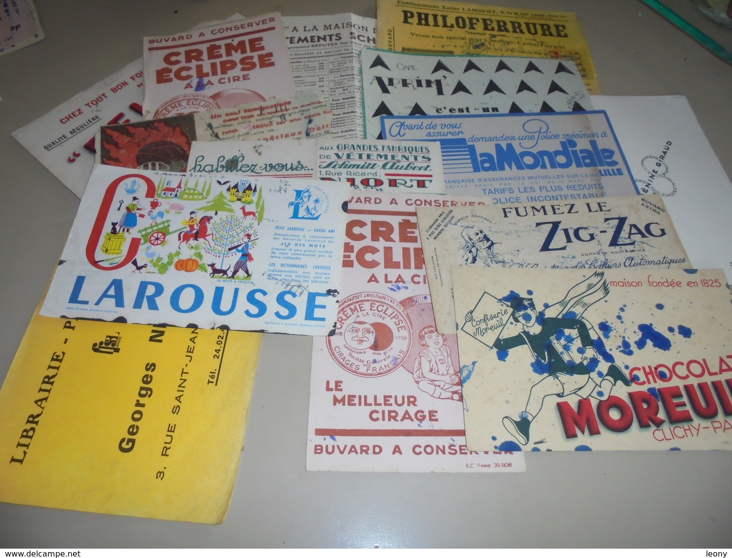 LOT De  40 BUVARDS PUBLICITAIRES - Certains En Mauvais état - Autres & Non Classés