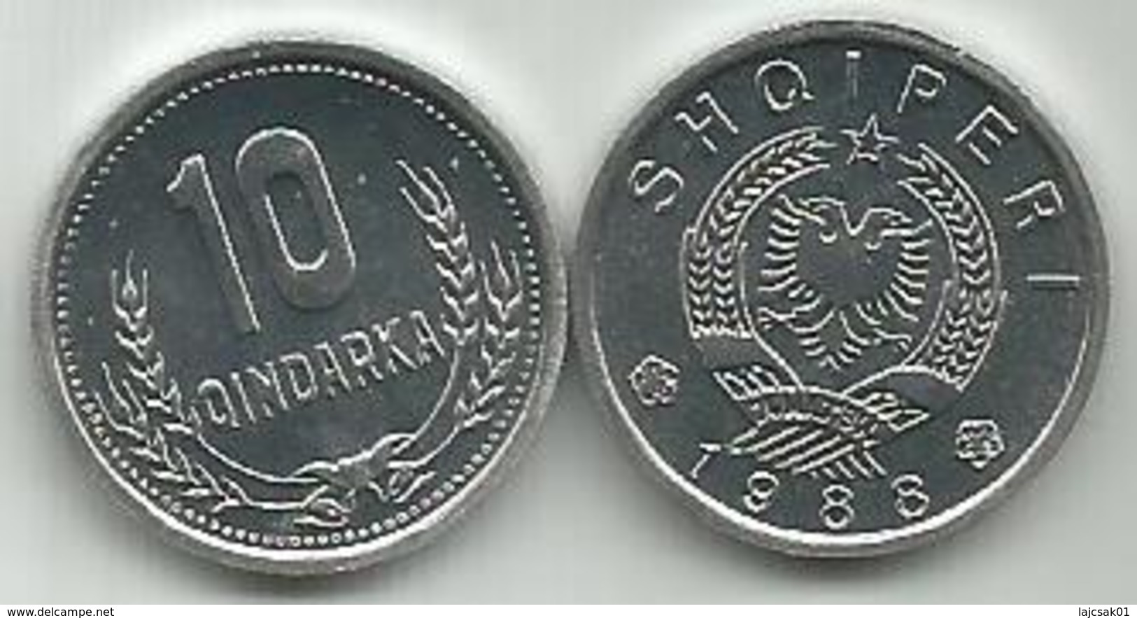 Albania 10 Qindarka 1988. High Grade - Albania