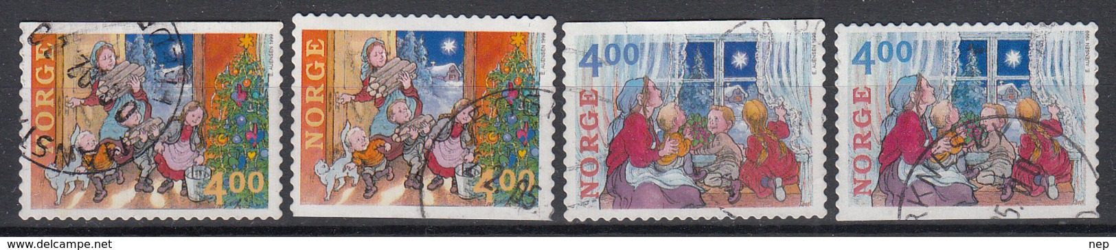 NOORWEGEN - Michel - 1999 - Nr 1331/32 Do/Du - Gest/Obl/Us - Oblitérés