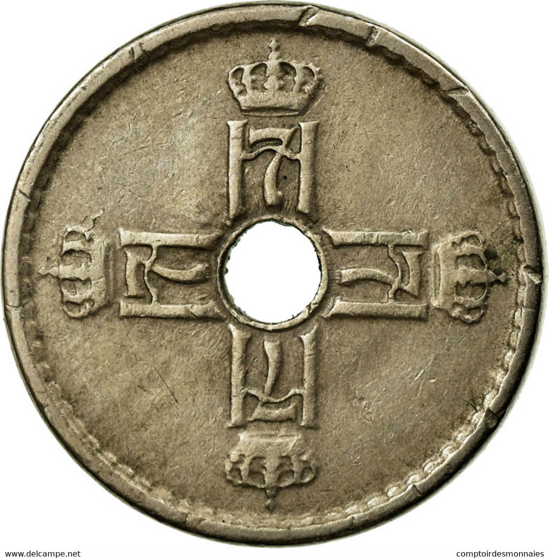 Monnaie, Norvège, Haakon VII, 25 Öre, 1950, TTB, Copper-nickel, KM:384 - Norvège