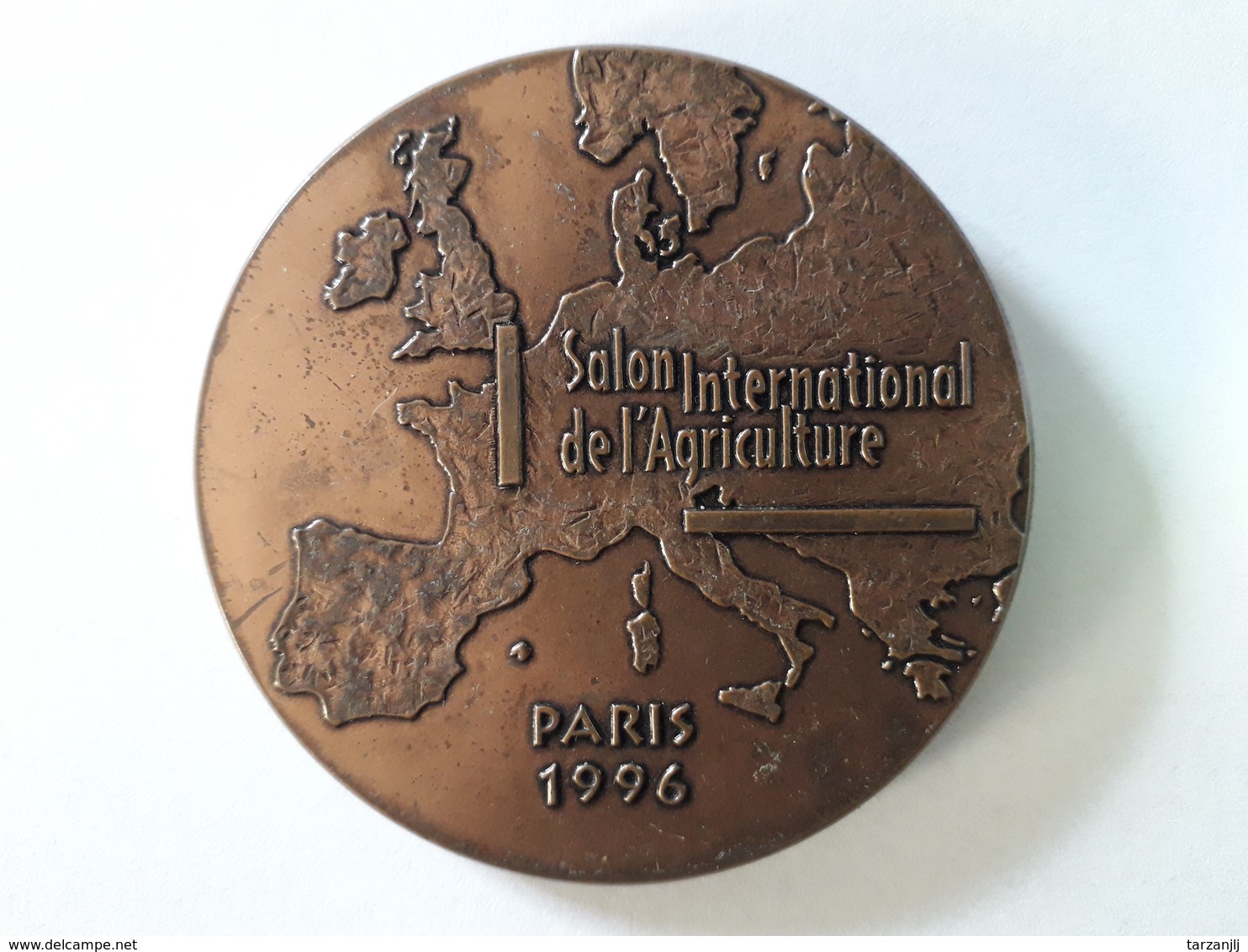 Médaille Concours Général Agricole 1996 Paris Tour Eiffel Vache - Autres & Non Classés