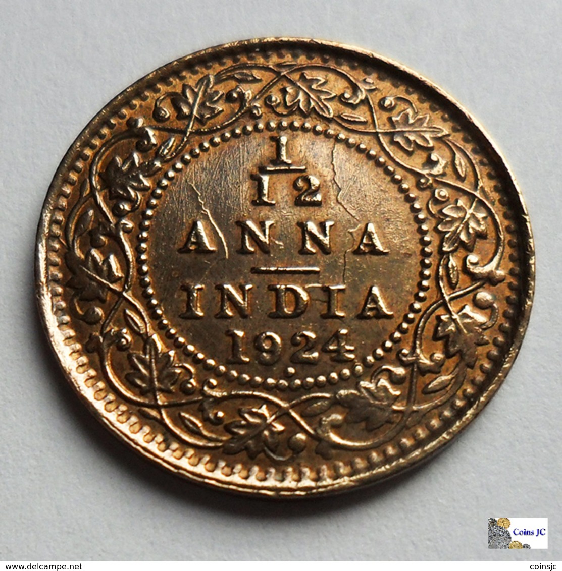 British India - 1/12 Anna - 1924 - India