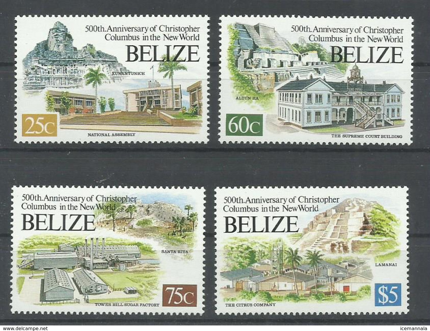 BELICE YVERT 982/85    MNH  ** - Belice (1973-...)