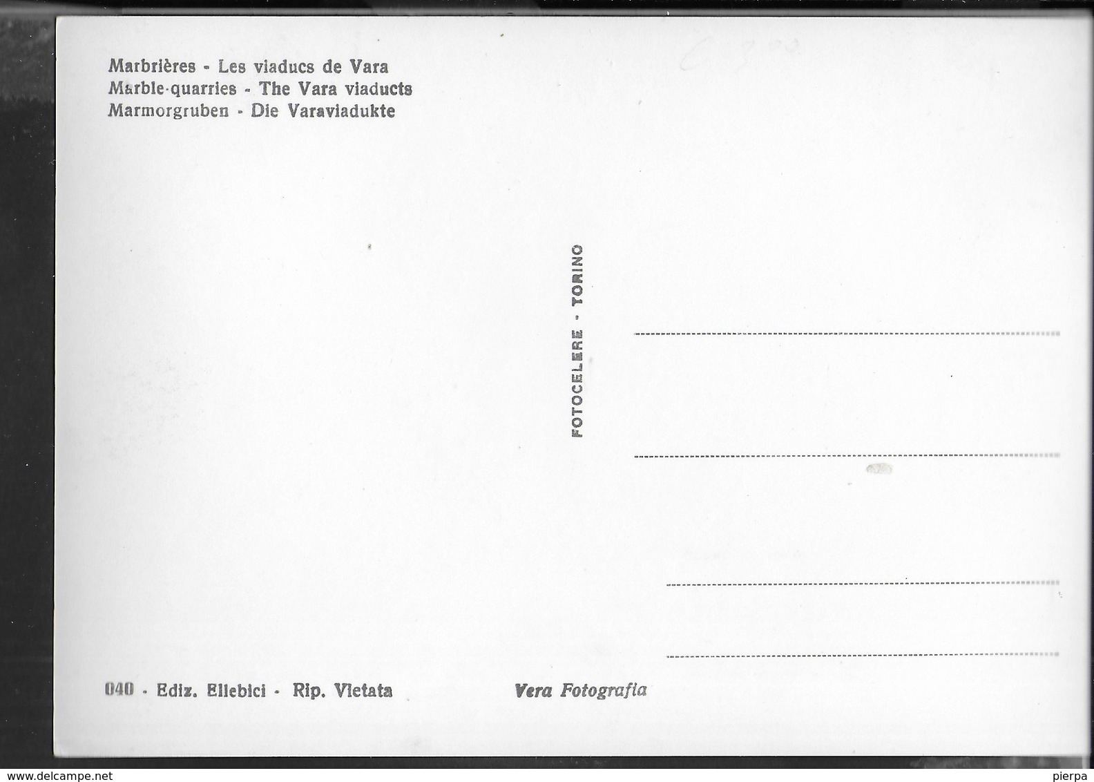 TOSCANA -CARRARA - CAVE - I VIADOTTI DI VARA - FOTOCELERE TORINO . NUOVA - Carrara