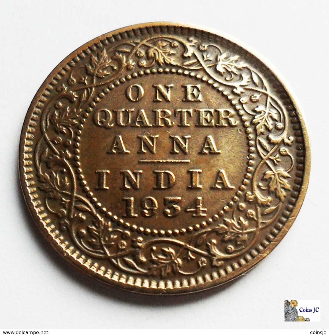 British India - 1/4 Anna - 1934 - India