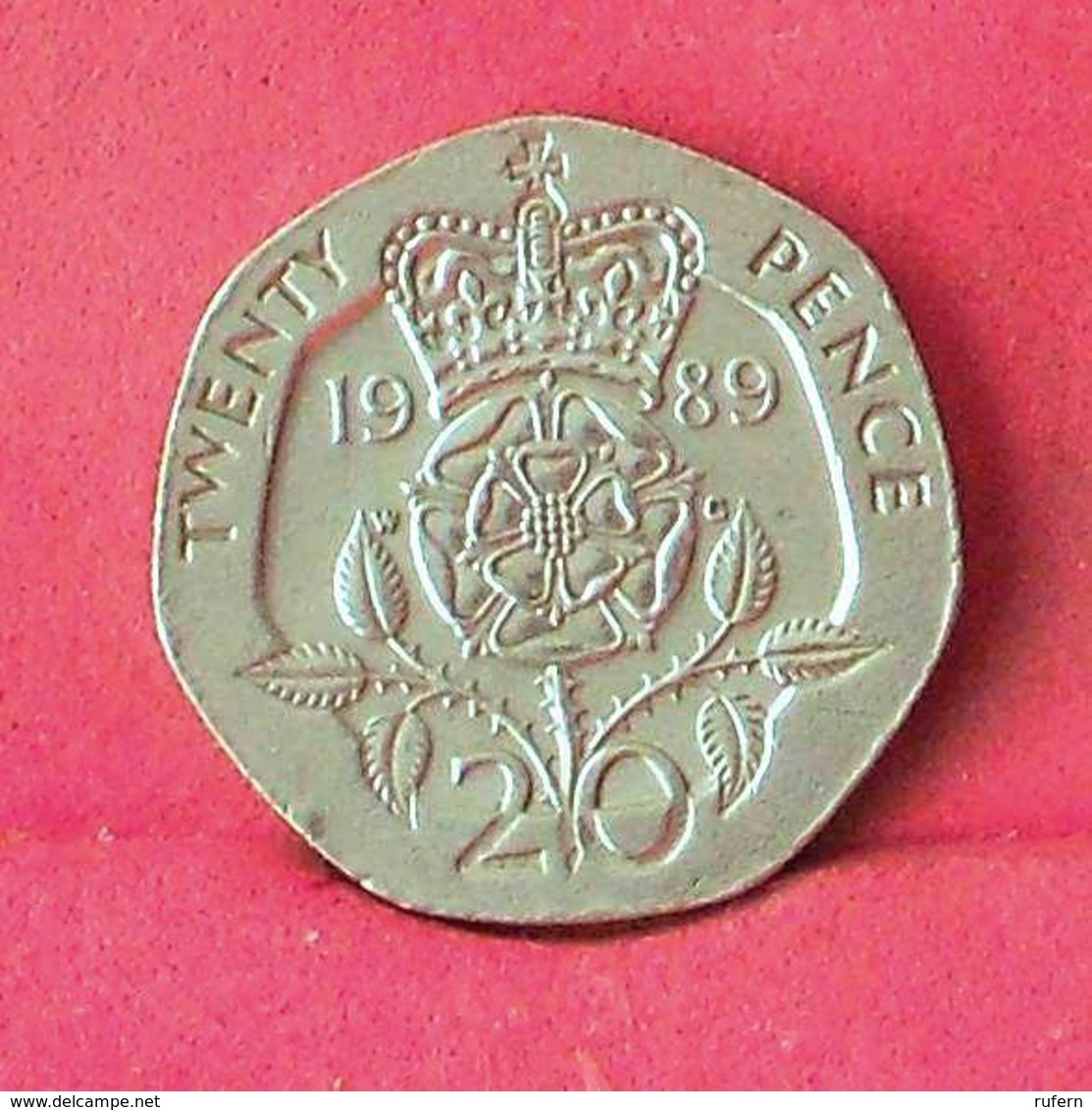 GREAT BRITAIN 20 PENCES 1989 -    KM# 939 - (Nº27585) - 20 Pence