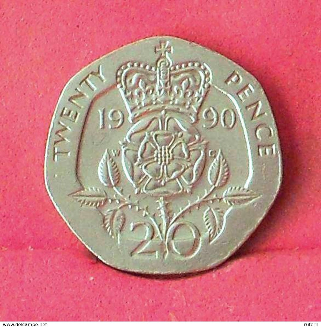 GREAT BRITAIN 20 PENCES 1990 -    KM# 939 - (Nº27586) - 20 Pence