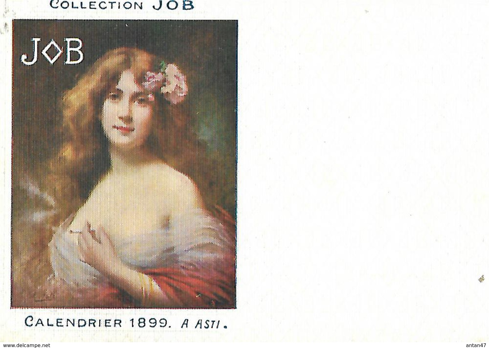 Calendrier (14 X 9 Cm) Collection JOB / 1899 / A. ASTI - Small : 1901-20