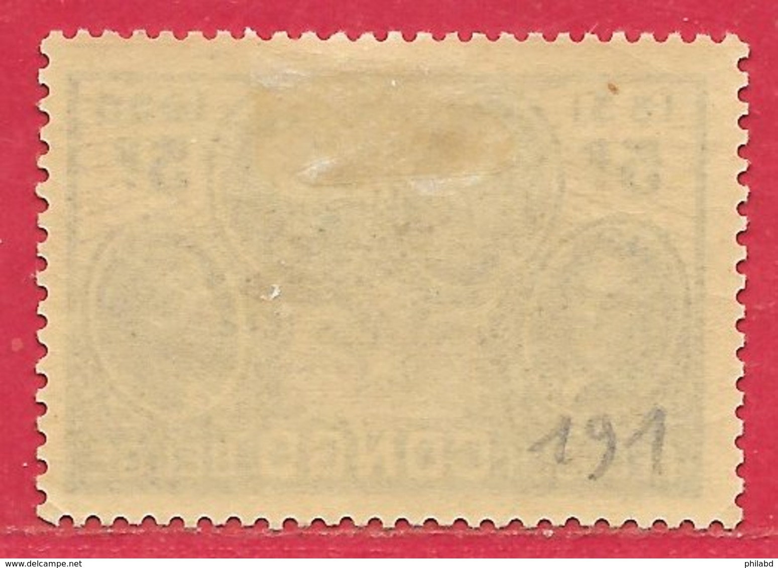 Congo Belge N°191 5F Brun-noir 1935 * - Unused Stamps