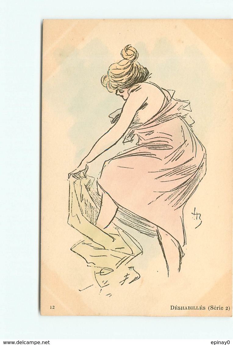 ILLUSTRATEUR - Henri BOUTET - Art Déco - Art Nouveau - Femme Nue - Nu - Nude - Boutet