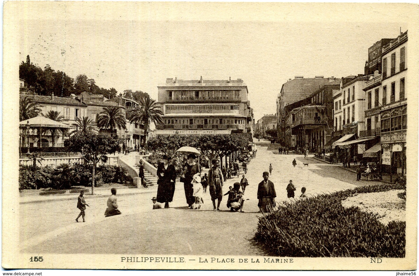Algérie - Philippeville - La Place De La Marine. - Skikda (Philippeville)