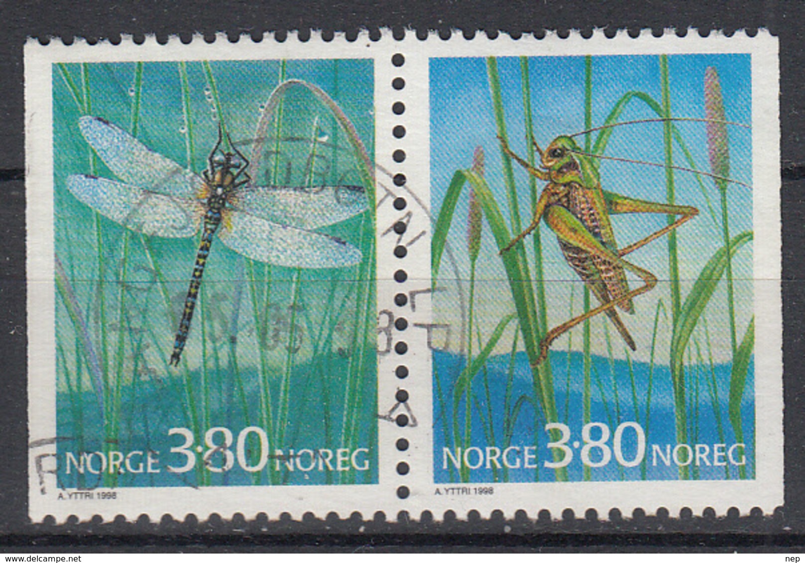 NOORWEGEN - Michel - 1998 - Nr 1275/76 (PAAR) - Gest/Obl/Us - Oblitérés