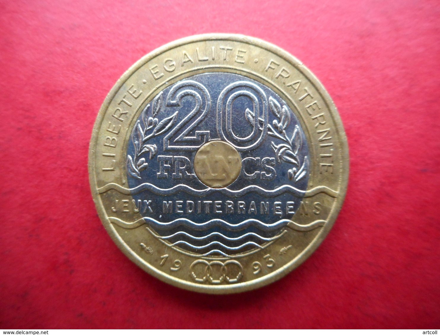 France 20 Francs 1993 Mediterranean Games - Andere & Zonder Classificatie